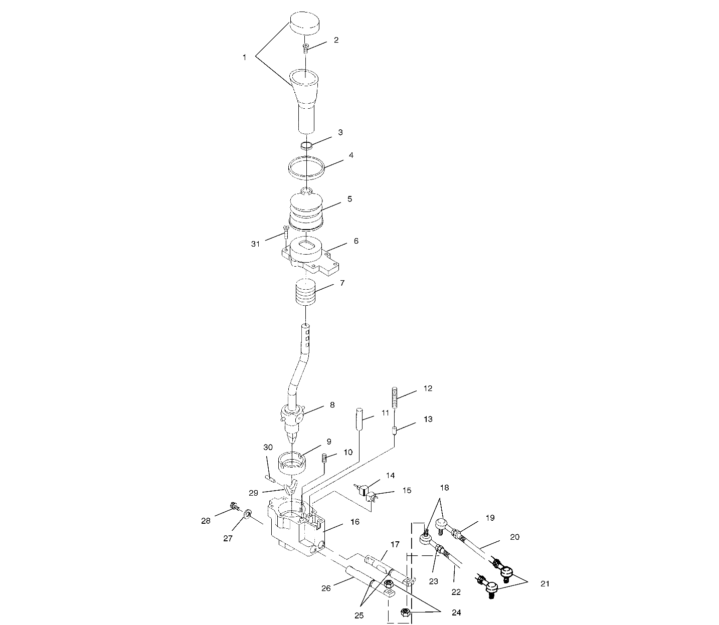 GEAR SELECTOR - A99AE50DA (4949204920d006)