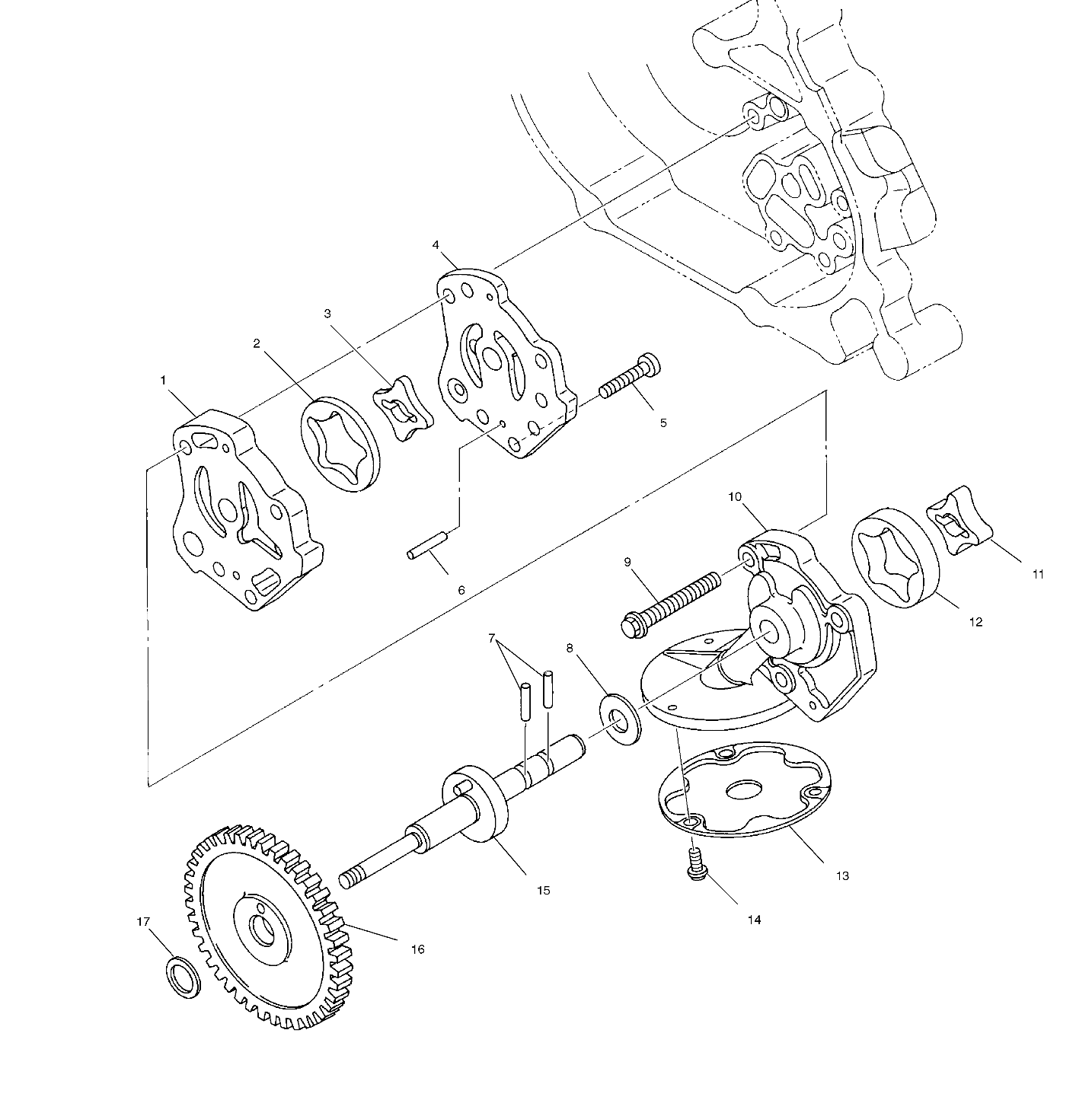 OIL PUMP - A99AE50DA (4949204920e004)