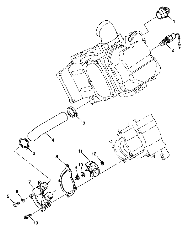 WATER PUMP - A99CD50AA (4949254925D011)