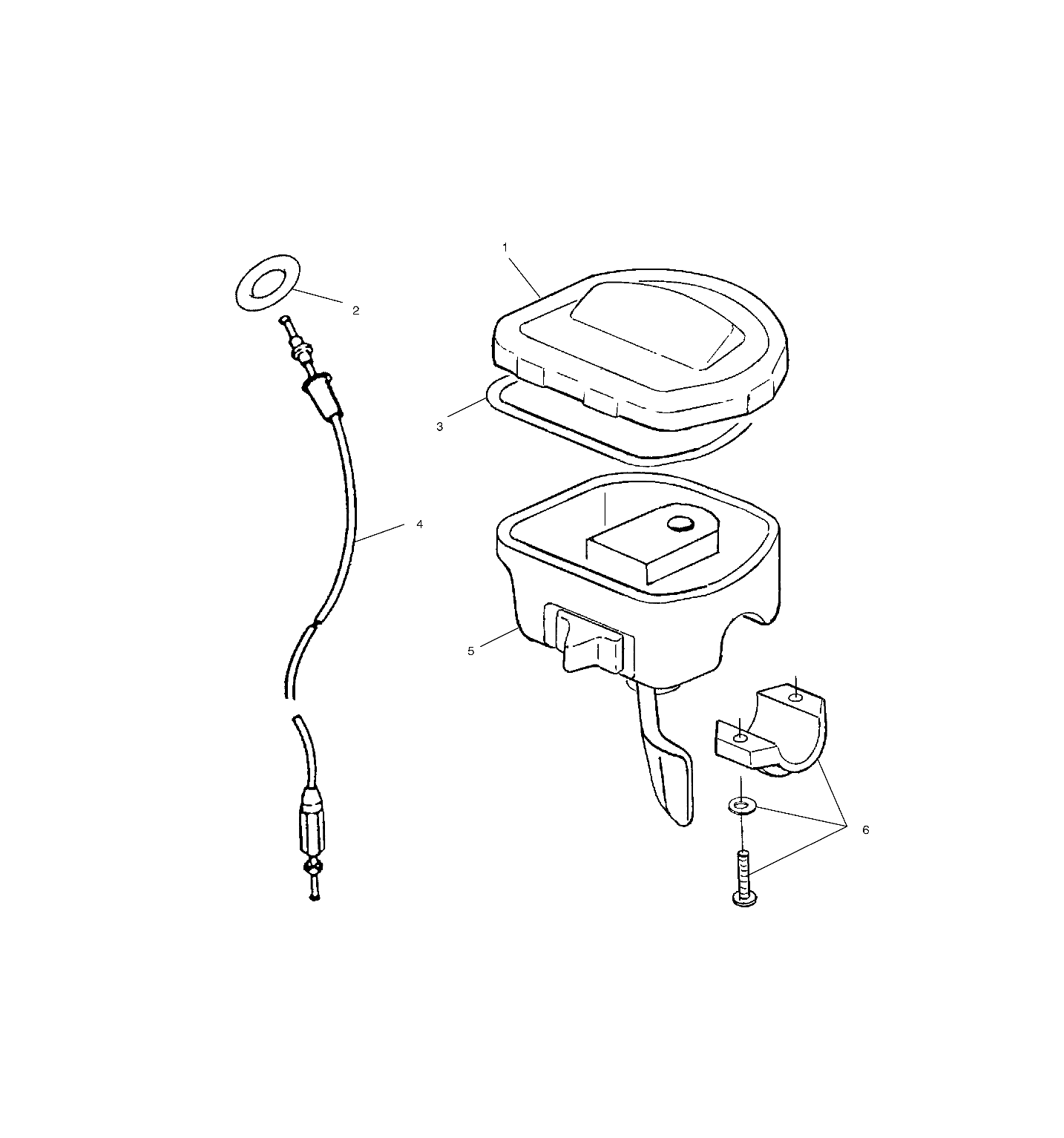 CONTROLS - THROTTLE ASM./CABLE - A00CK42AA (4949304930B008)