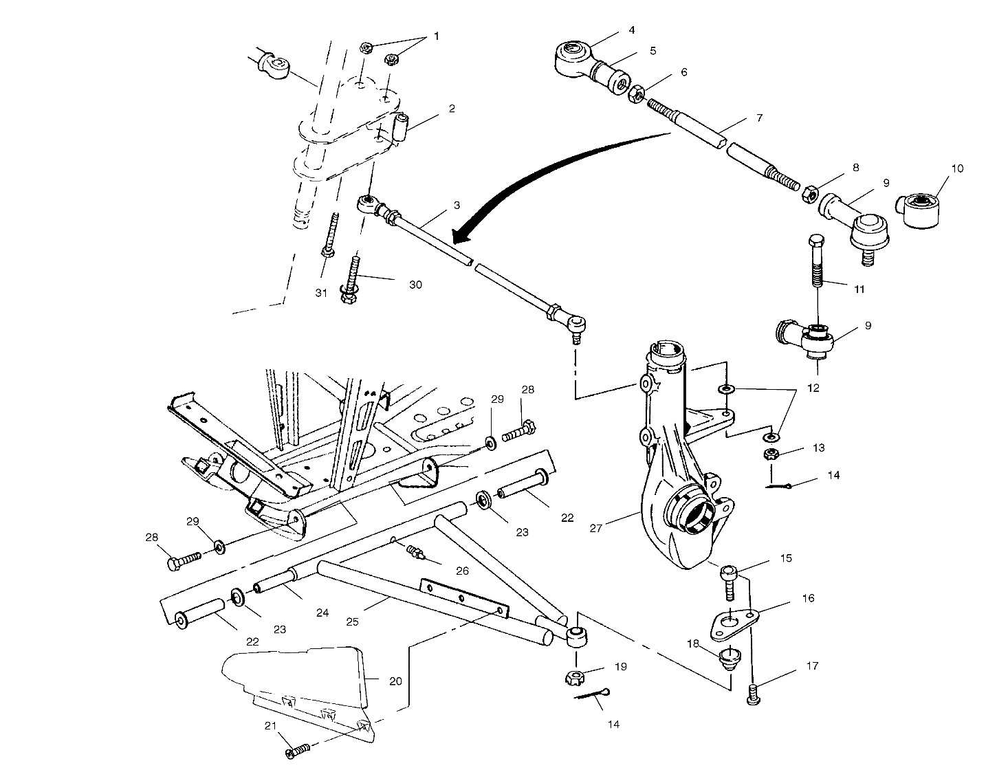 A-ARM/STRUT MOUNTING - A00CK42AA (4949304930B013)