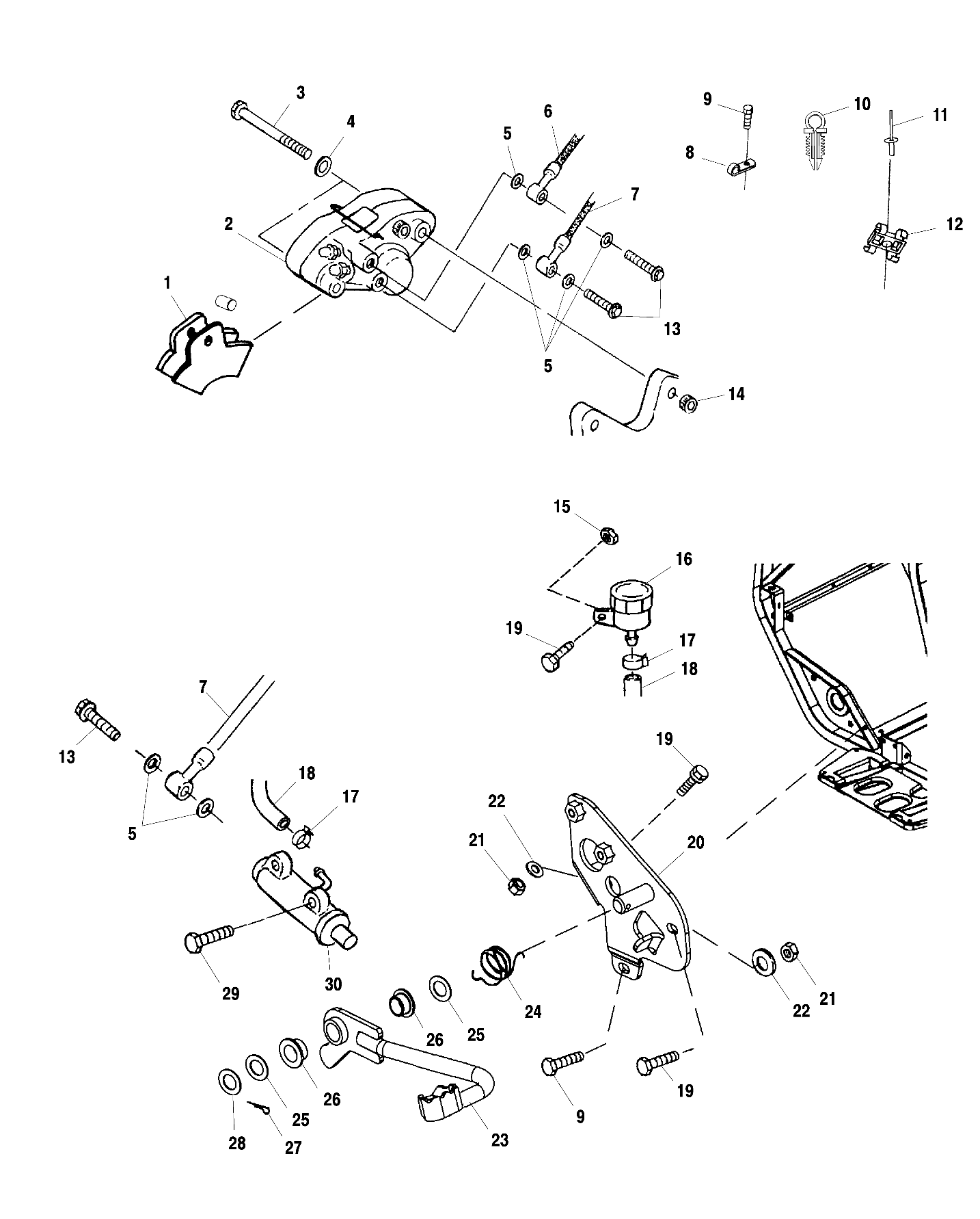 REAR BRAKE - A00CK42AA (4949304930C001)