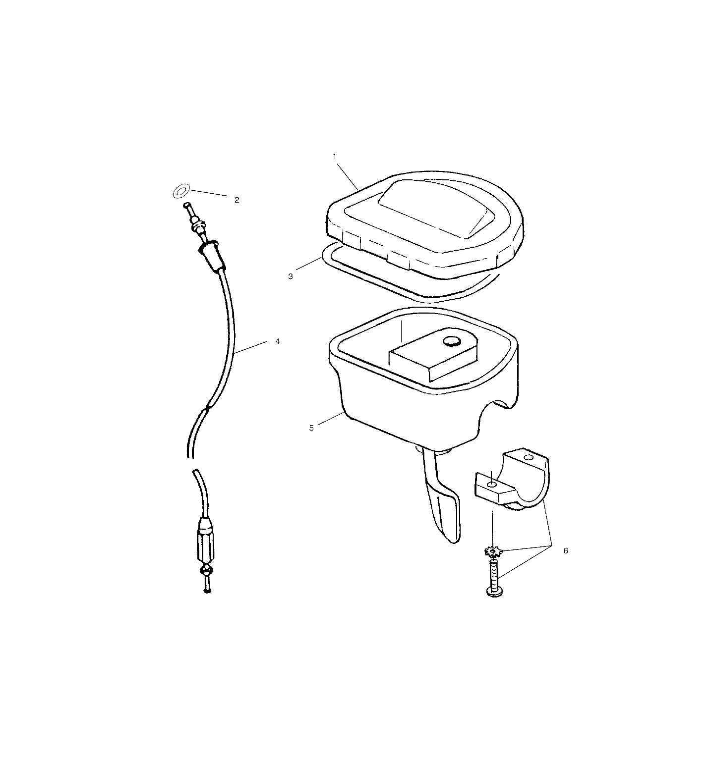 CONTROLS - THROTTLE ASM./CABLE - A00CB32AA (4949354935B006)