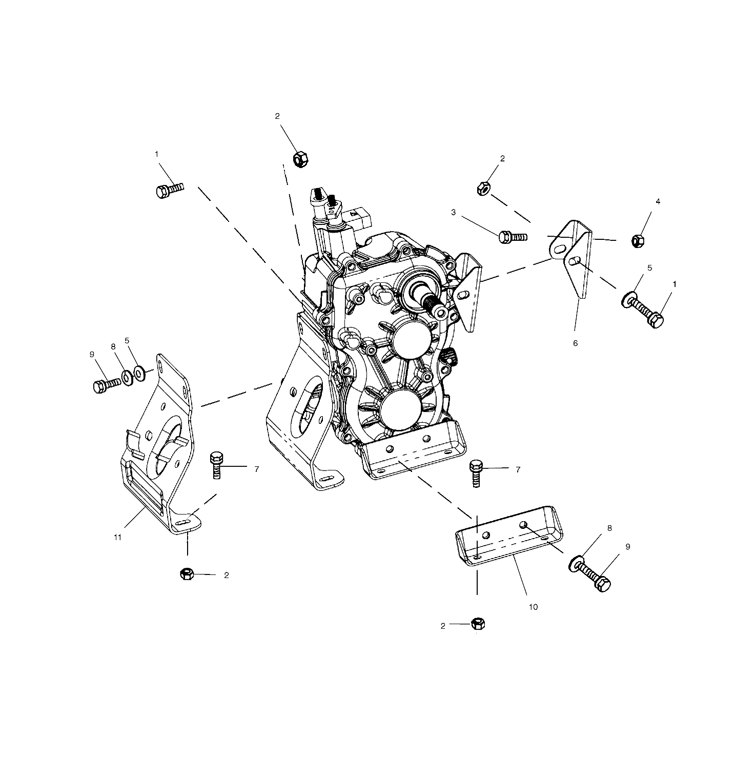 TRANSMISSION MOUNTING - A00CB32AA (4949354935C012)