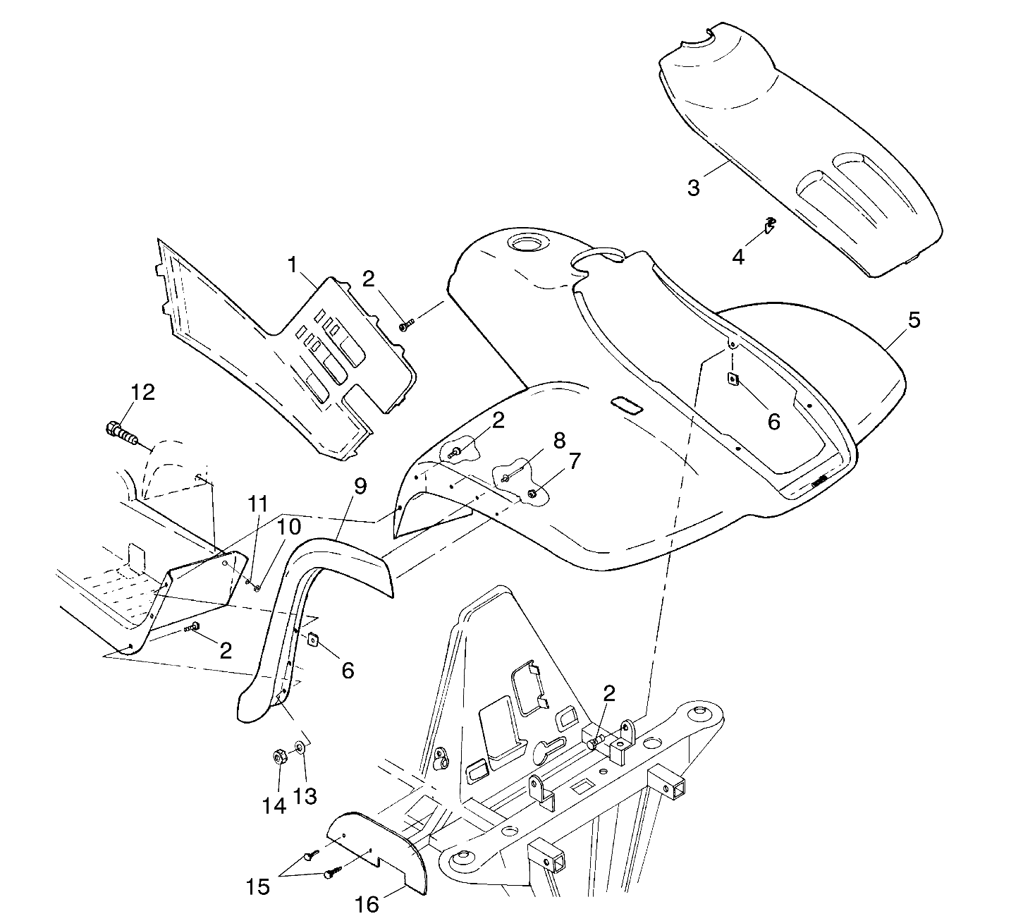 FRONT CAB - A00CD32AA (4949404940A007)