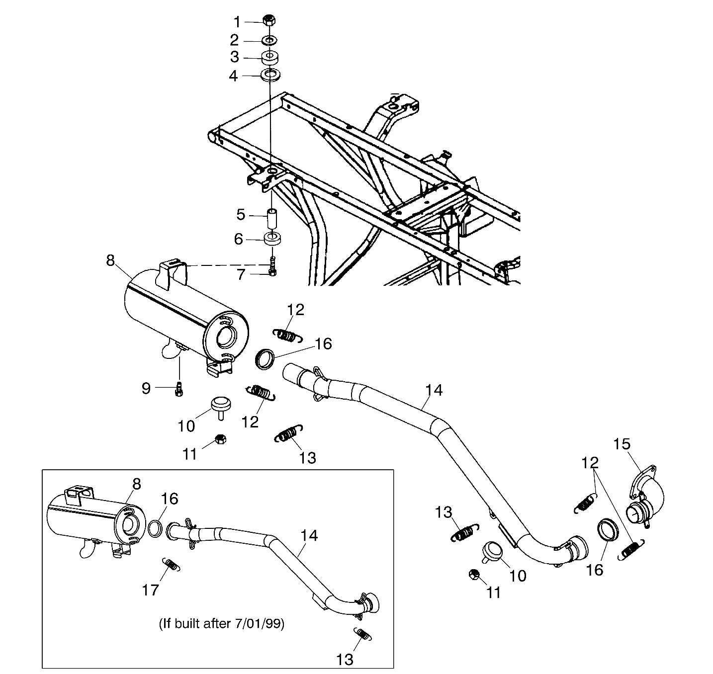 EXHAUST SYSTEM - A00CD32AA (4949404940A013)