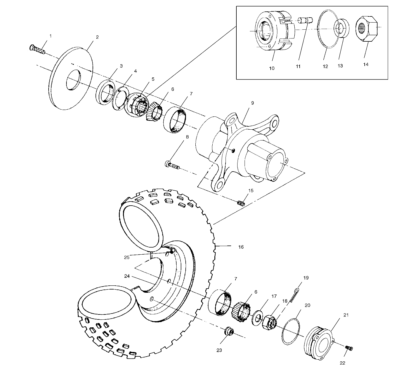 FRONT WHEEL - A00CD32AA (4949404940B007)