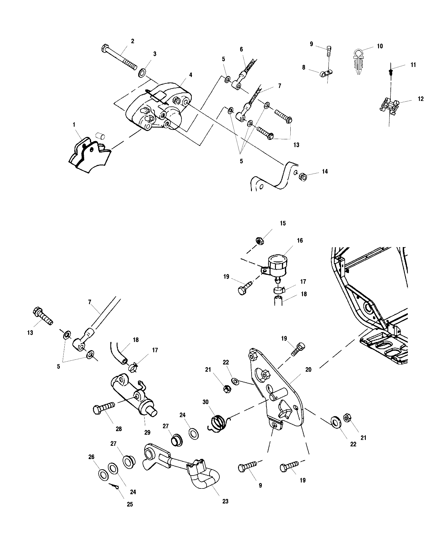 REAR BRAKE - A00CD32AA (4949404940C005)