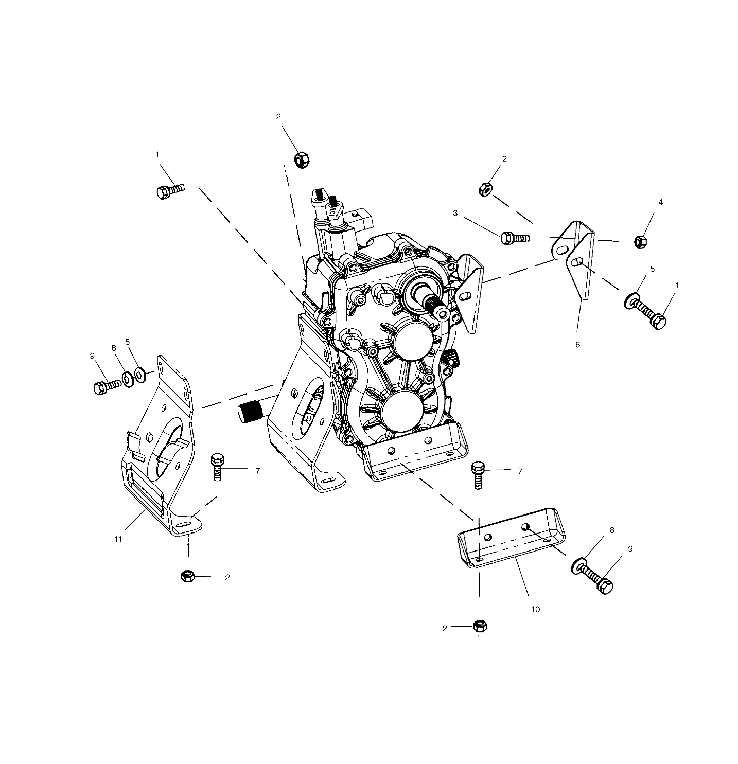 TRANSMISSION MOUNTING - A00CD32FB (4949404940D002)