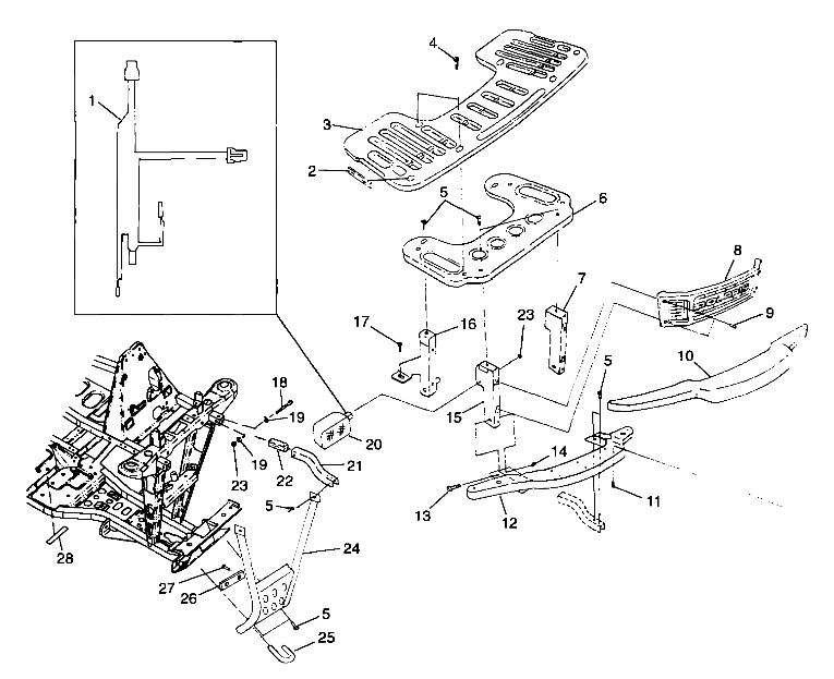 FRONT RACK and BUMPER MOUNTING - A99CA28CA (4949444944a009)