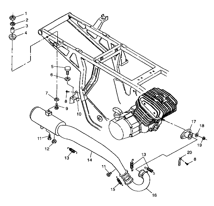 EXHAUST SYSTEM - A99CA28CA (4949444944a013)