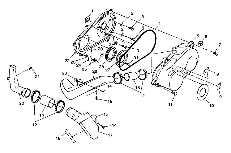 CLUTCH COVER - A99CA28CA (4949444944b014)