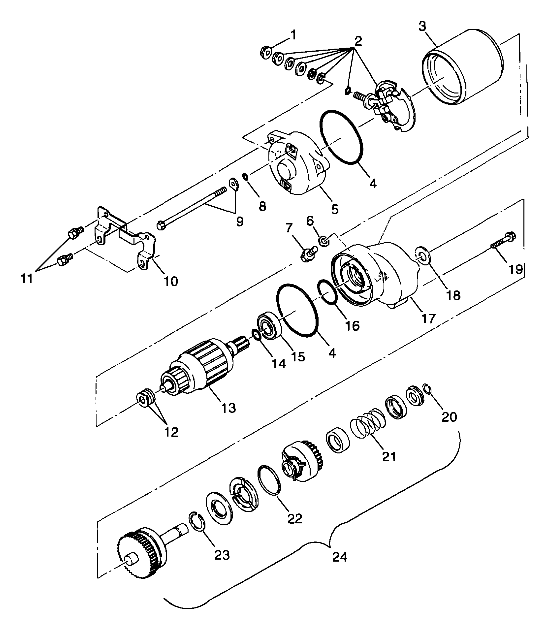 STARTING MOTOR - A99CA28CA (4949444944c012)