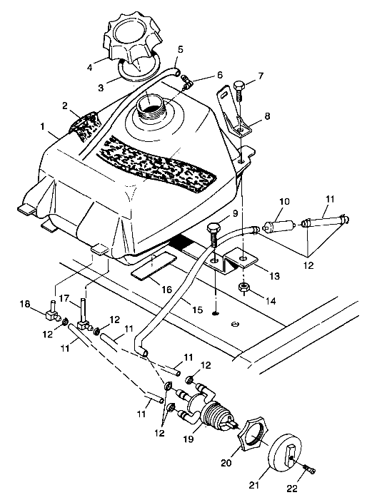 FUEL TANK - A99CC28CA (4949484948a014)