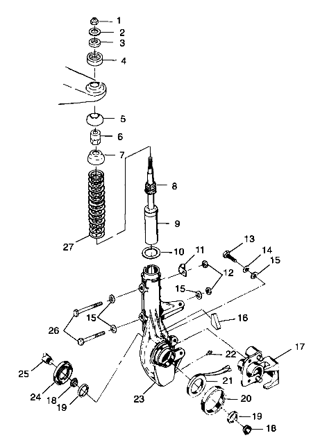 FRONT STRUT - A99CC28CA (4949484948b006)