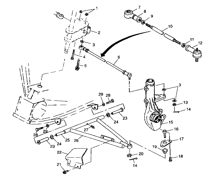 A-ARM/STRUT MOUNTING - A99CC28CA (4949484948b013)