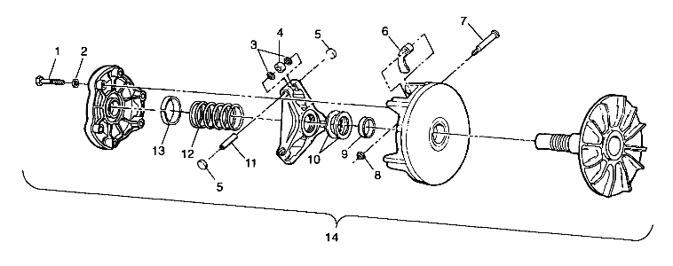 DRIVE CLUTCH - A99CC28CA (4949484948c003)