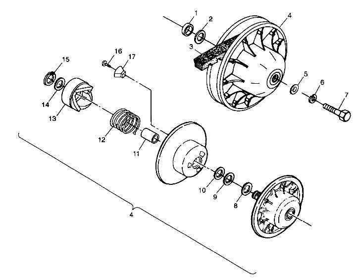 DRIVEN CLUTCH - A99CC28CA (4949484948c004)