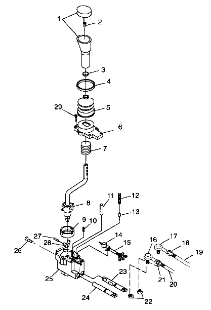 GEAR SELECTOR - A99CC28CA (4949484948c010)