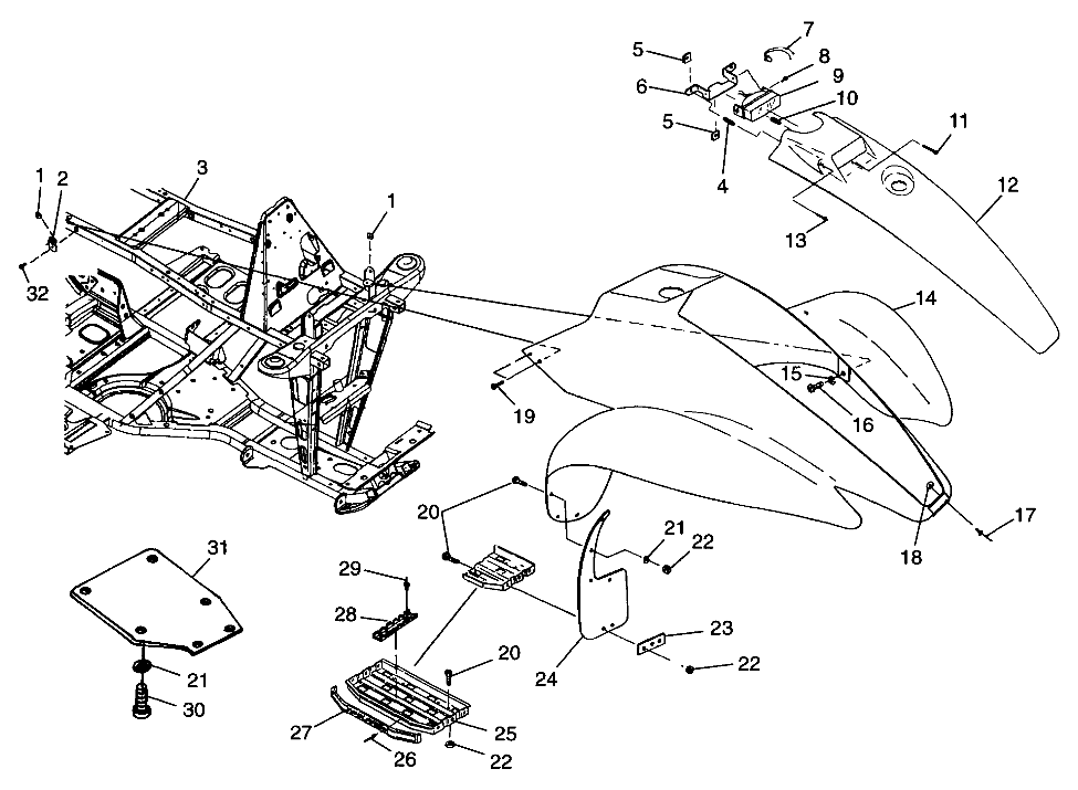 FRONT CAB - A99BA38CA (4949534953a005)