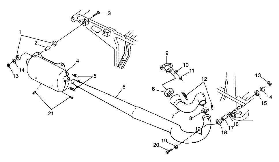 EXHAUST SYSTEM - A99BA38CA (4949534953a011)