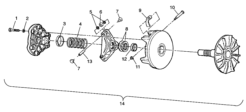 DRIVE CLUTCH - A99BA38CA (4949534953b011)