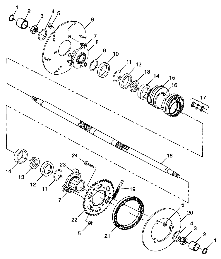 REAR HOUSING - A99BA38CA (4949534953c001)