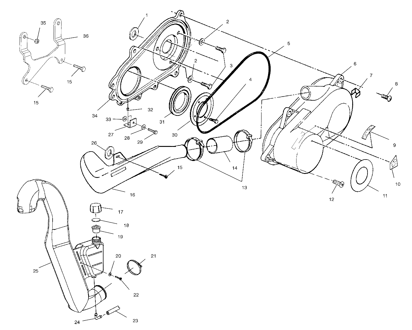 CLUTCH COVER - A99BA38CA (4949534953c004)