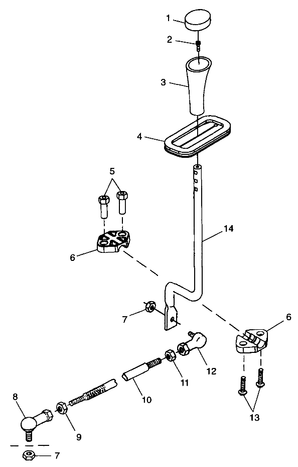 GEAR SELECTOR - A99BA38CA (4949534953c007)