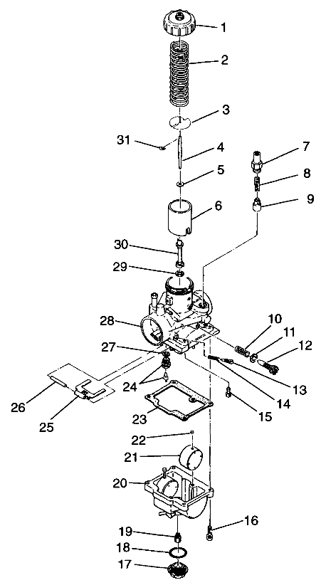 CARBURETOR - A99BA38CA (4949534953d001)