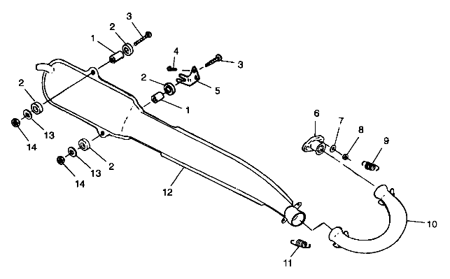 EXHAUST SYSTEM - A99BA25CA (4949574957a010)