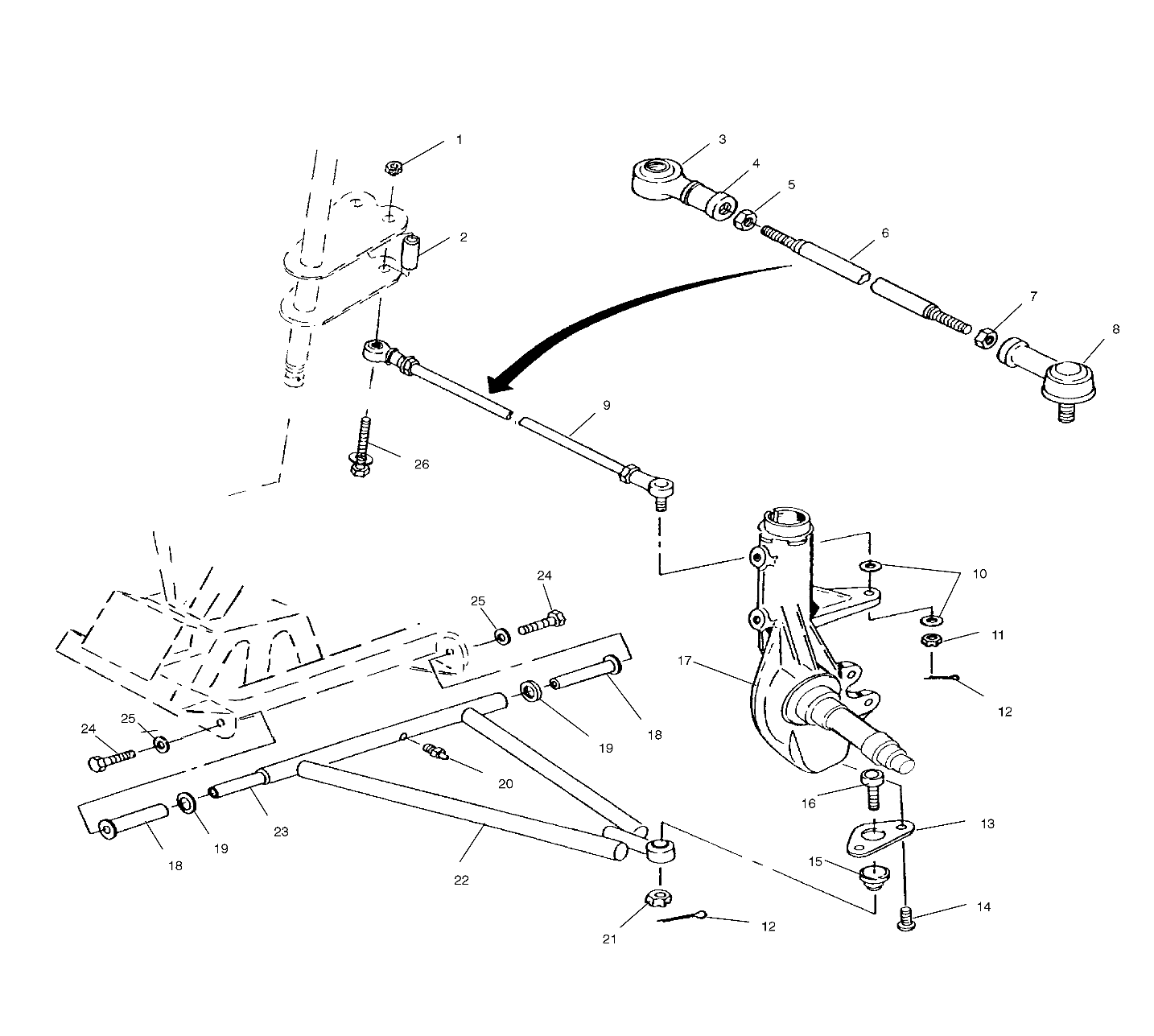 A-ARM/STRUT MOUNTING - A99BA25CA (4949574957b004)