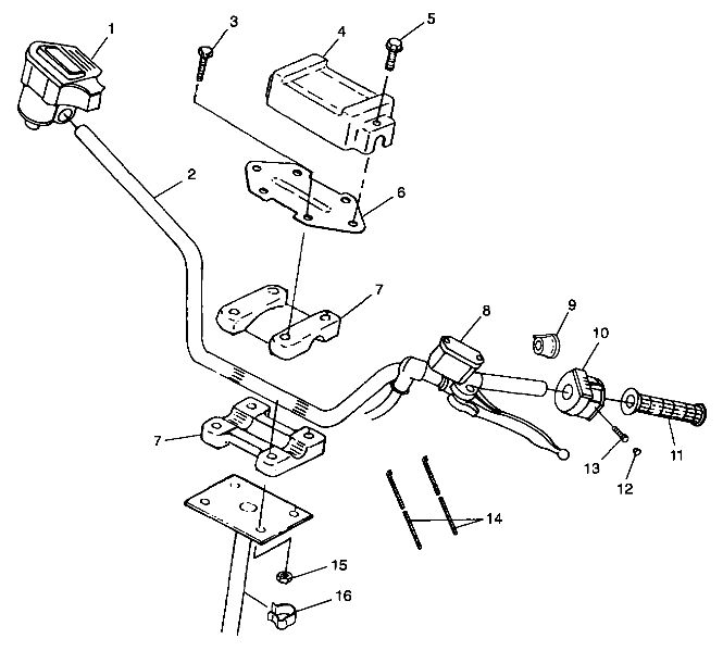 HANDLEBAR - A99BA25CA (4949574957b005)