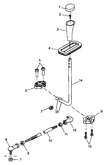 GEAR SELECTOR - A99BA25CA (4949574957c004)