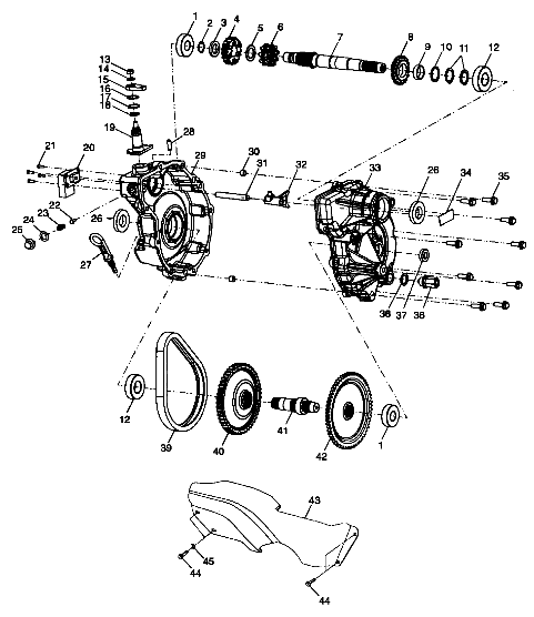 GEARCASE - A99BA25CA (4949574957c005)