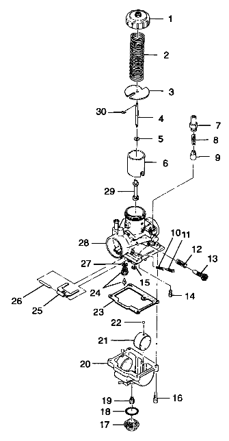 CARBURETOR - A99BA25CA (4949574957c014)