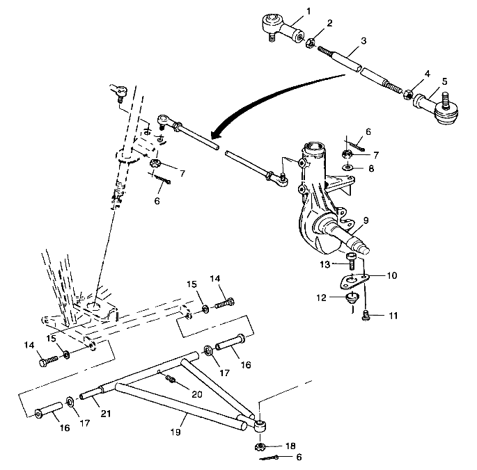 STEERING/A-ARM - A99AA25CA (4949594959b004)