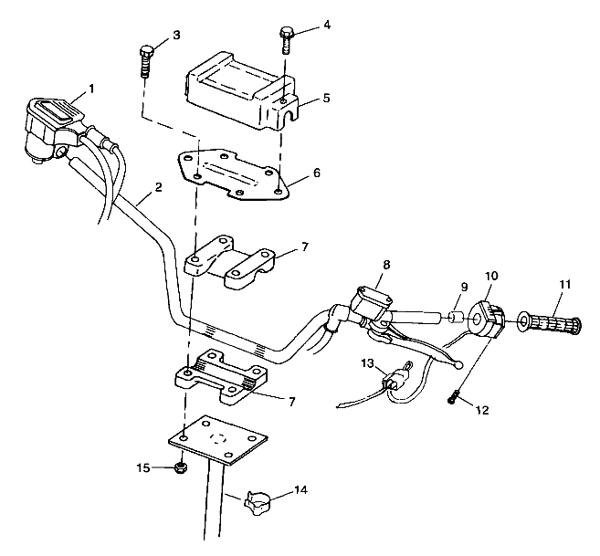 STEERING - HANDLEBAR - A99AA25CA (4949594959b007)