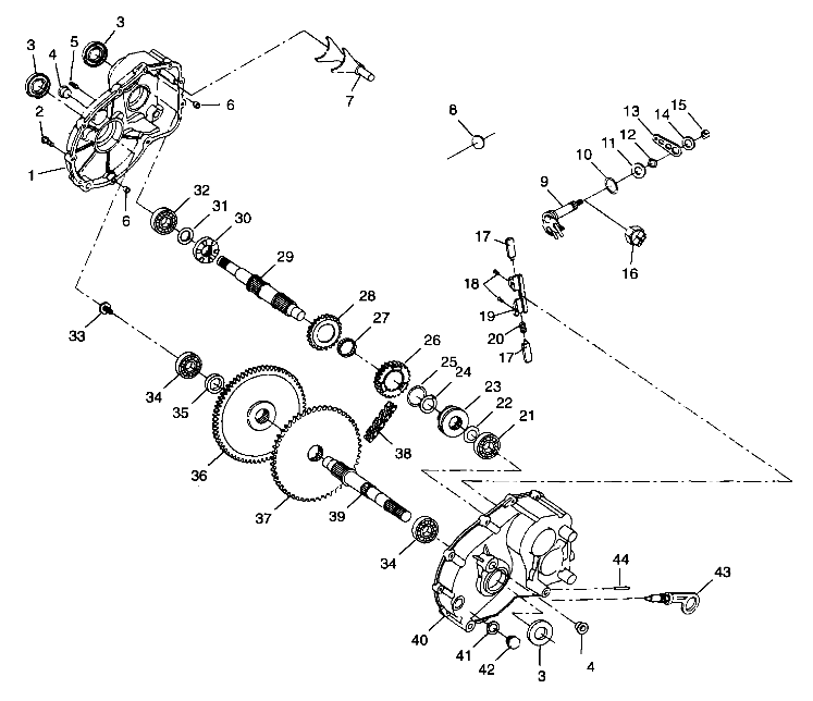 GEARCASE - A99AA25CA (4949594959c003)