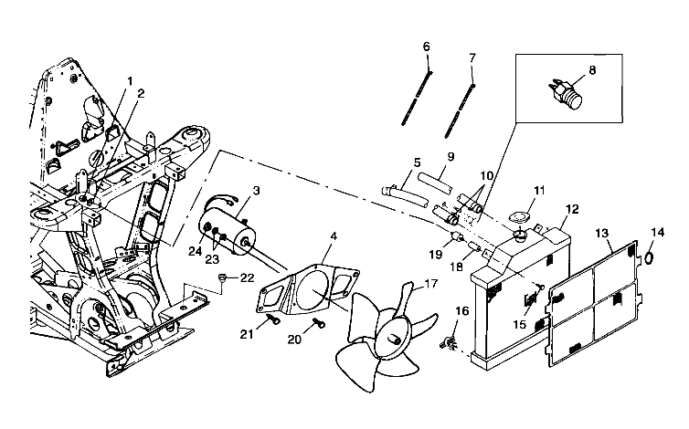 COOLING SYSTEM - A99CG38CA (4949634963A010)