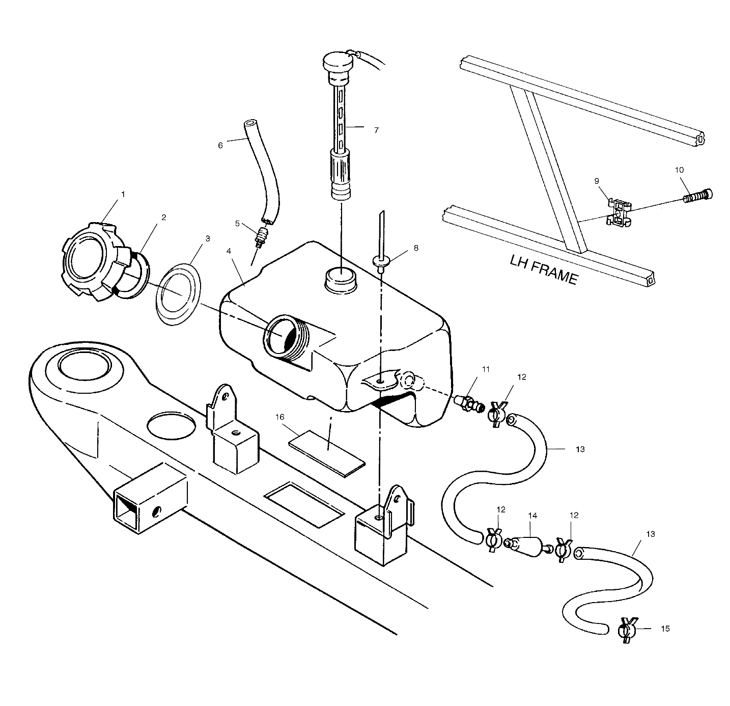 OIL TANK - A99CG38CA (4949634963B001)