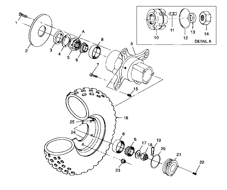 FRONT WHEEL - A99CG38CA (4949634963B006)