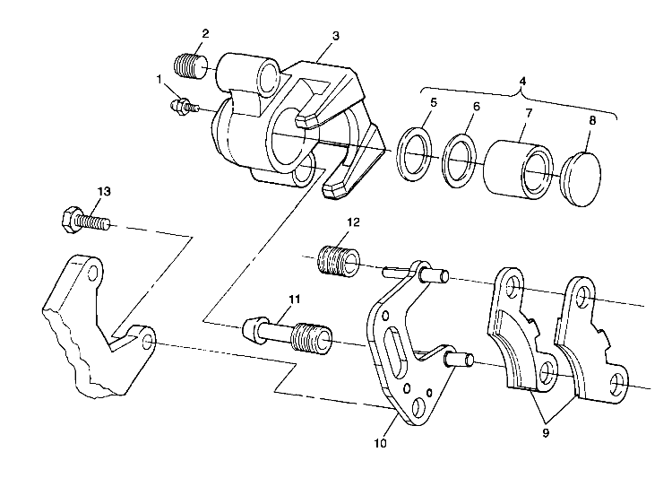 FRONT BRAKE - A99CG38CA (4949634963B007)