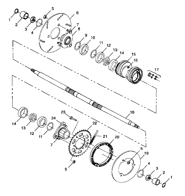 REAR HOUSING - A99CG38CA (4949634963C003)