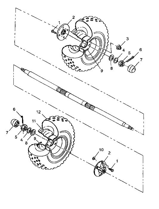 REAR WHEEL - A99CG38CA (4949634963C005)