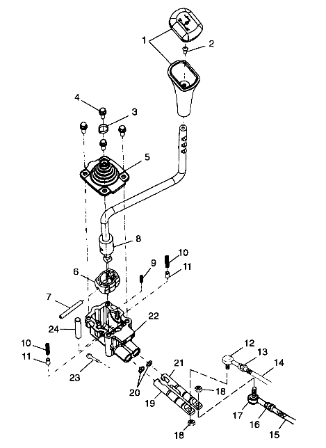 GEAR SELECTOR - A99CG38CA (4949634963C013)