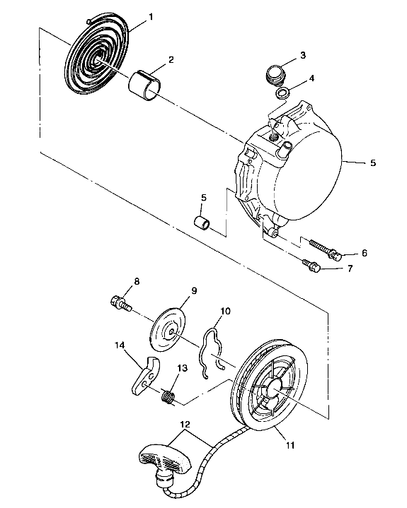 RECOIL STARTER - A99CG38CA (4949634963D003)