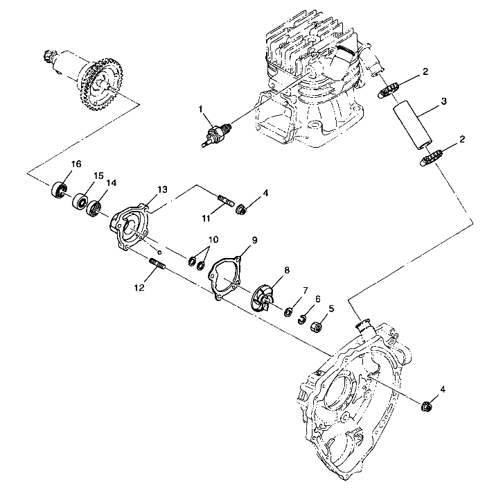 WATER PUMP - A99CG38CA (4949634963D004)