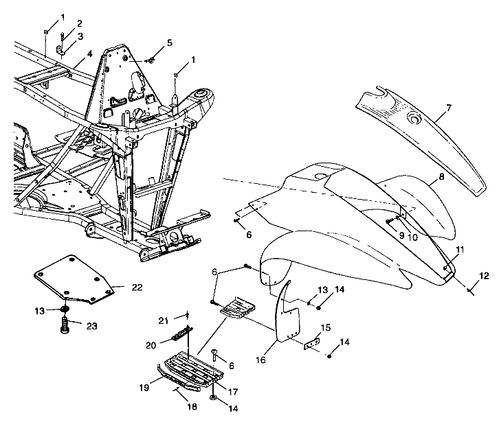 FRONT CAB - A99BG38CA (4949664966a005)