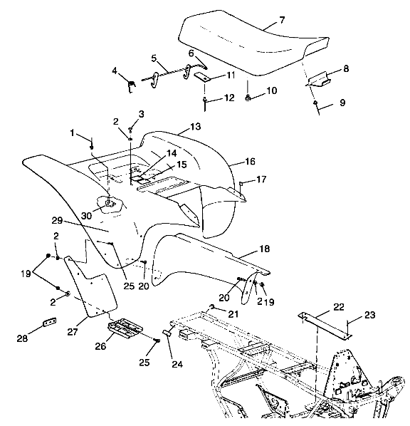 REAR CAB - A99BG38CA (4949664966a006)